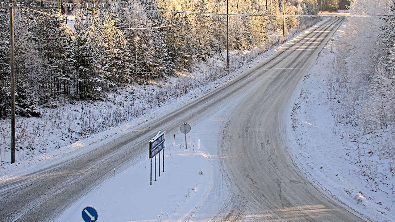 Weather Camera Image Road 63 Kauhava Kortesjärvi, Kauhava, Etelä-Pohjanmaa