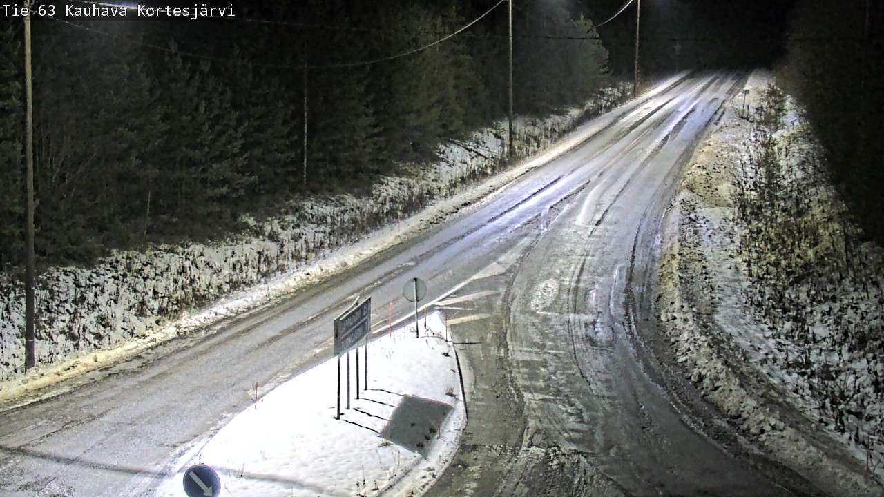 Weather Camera Image Road 63 Kauhava Kortesjärvi, Kauhava, Etelä-Pohjanmaa