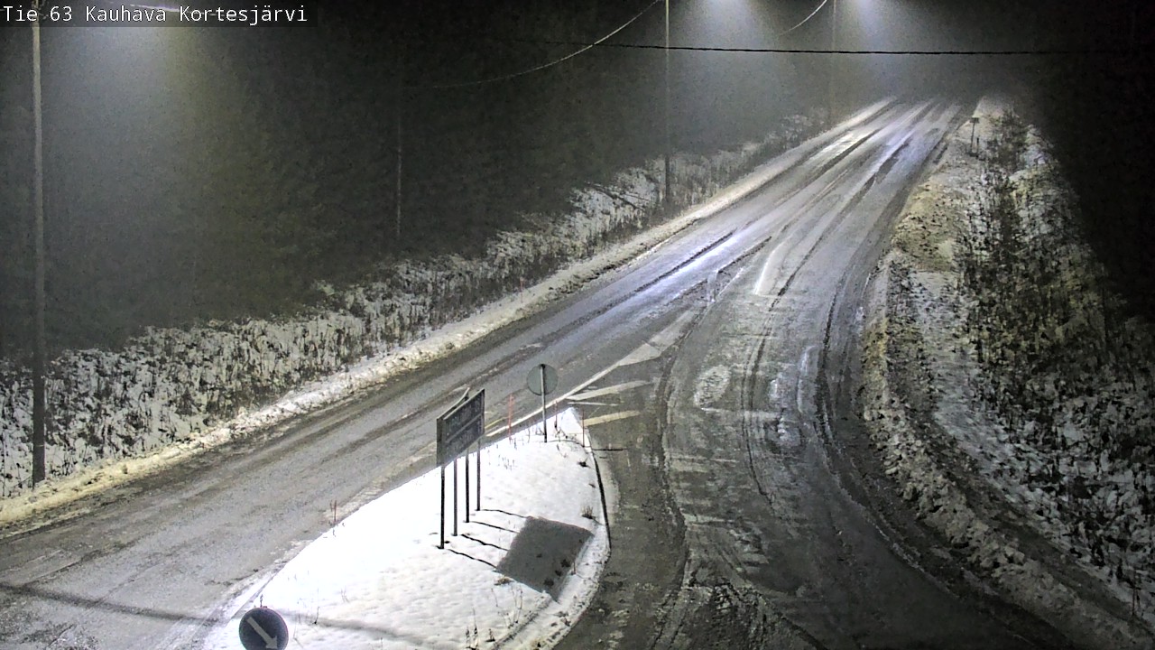 Weather Camera Image Road 63 Kauhava Kortesjärvi, Kauhava, Etelä-Pohjanmaa