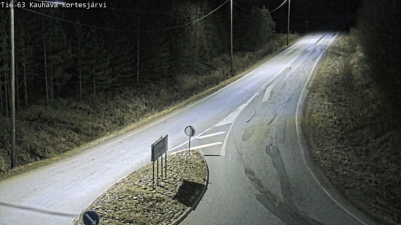 Weather Camera Image Road 63 Kauhava Kortesjärvi, Kauhava, Etelä-Pohjanmaa