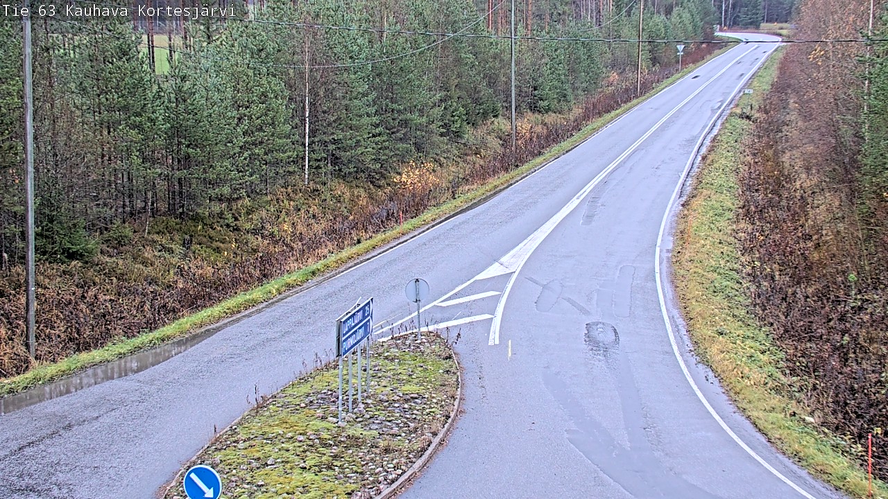 Weather Camera Image Road 63 Kauhava Kortesjärvi, Kauhava, Etelä-Pohjanmaa