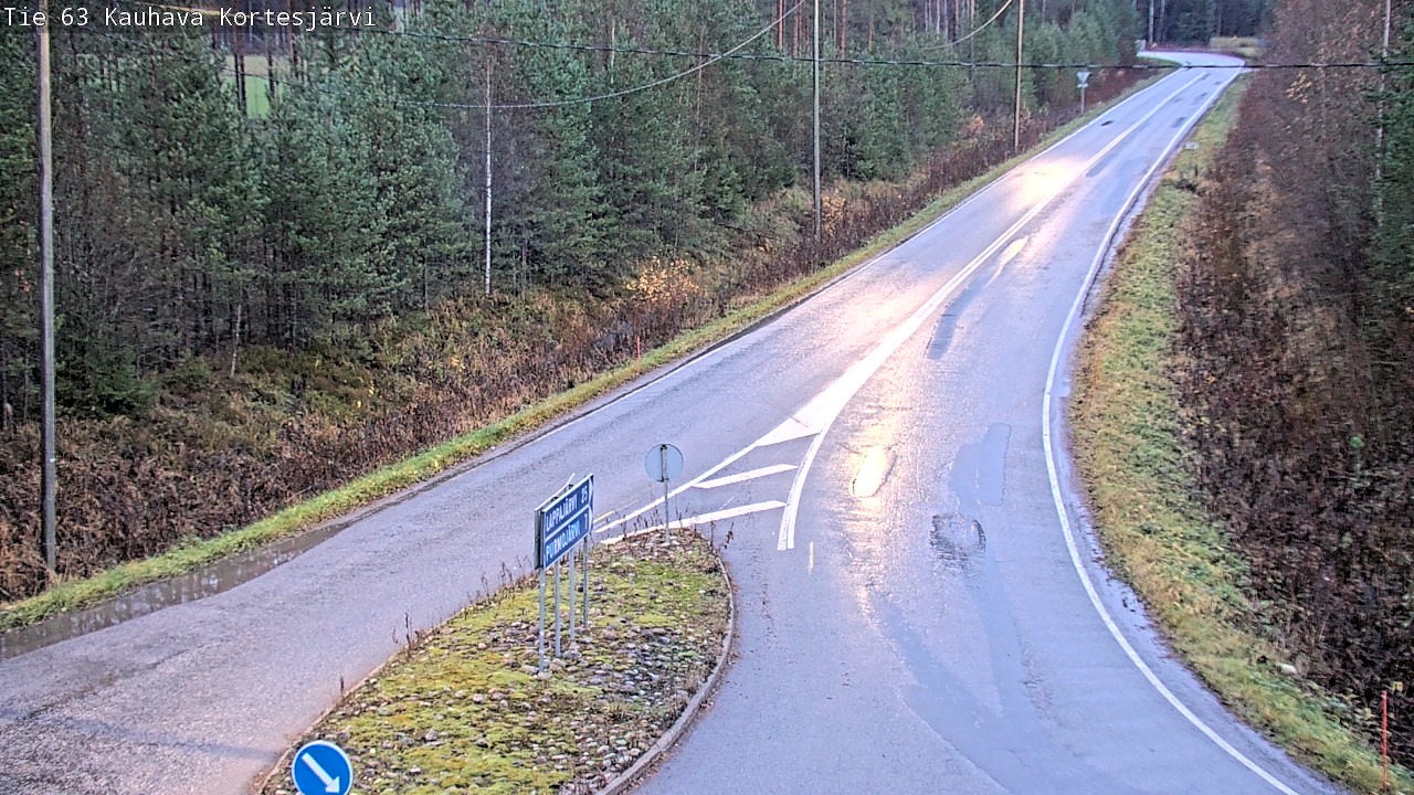 Weather Camera Image Road 63 Kauhava Kortesjärvi, Kauhava, Etelä-Pohjanmaa
