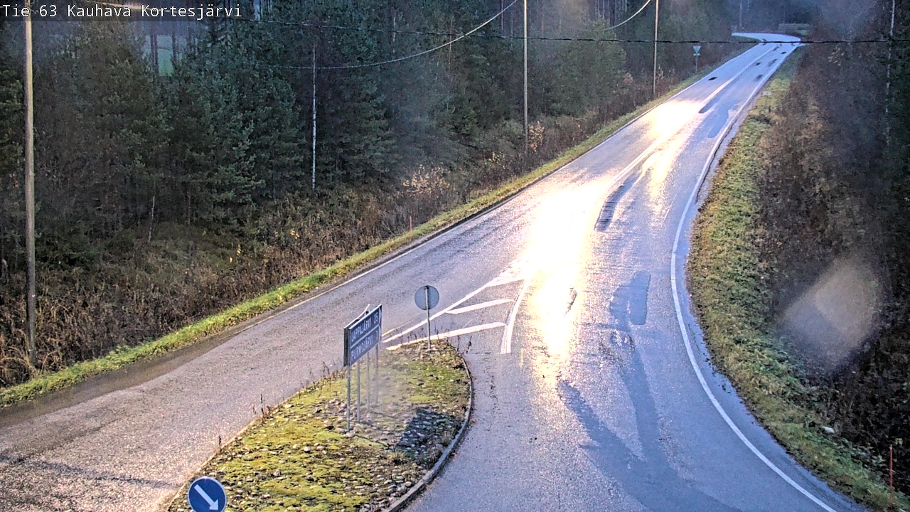 Weather Camera Image Road 63 Kauhava Kortesjärvi, Kauhava, Etelä-Pohjanmaa
