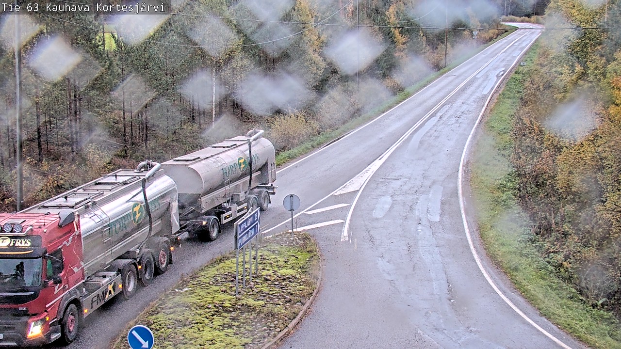 Weather Camera Image Road 63 Kauhava Kortesjärvi, Kauhava, Etelä-Pohjanmaa