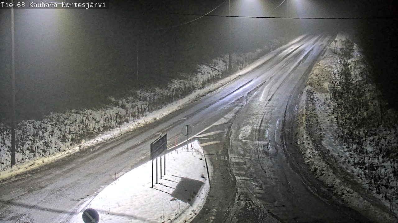 Weather Camera Image Road 63 Kauhava Kortesjärvi, Kauhava, Etelä-Pohjanmaa