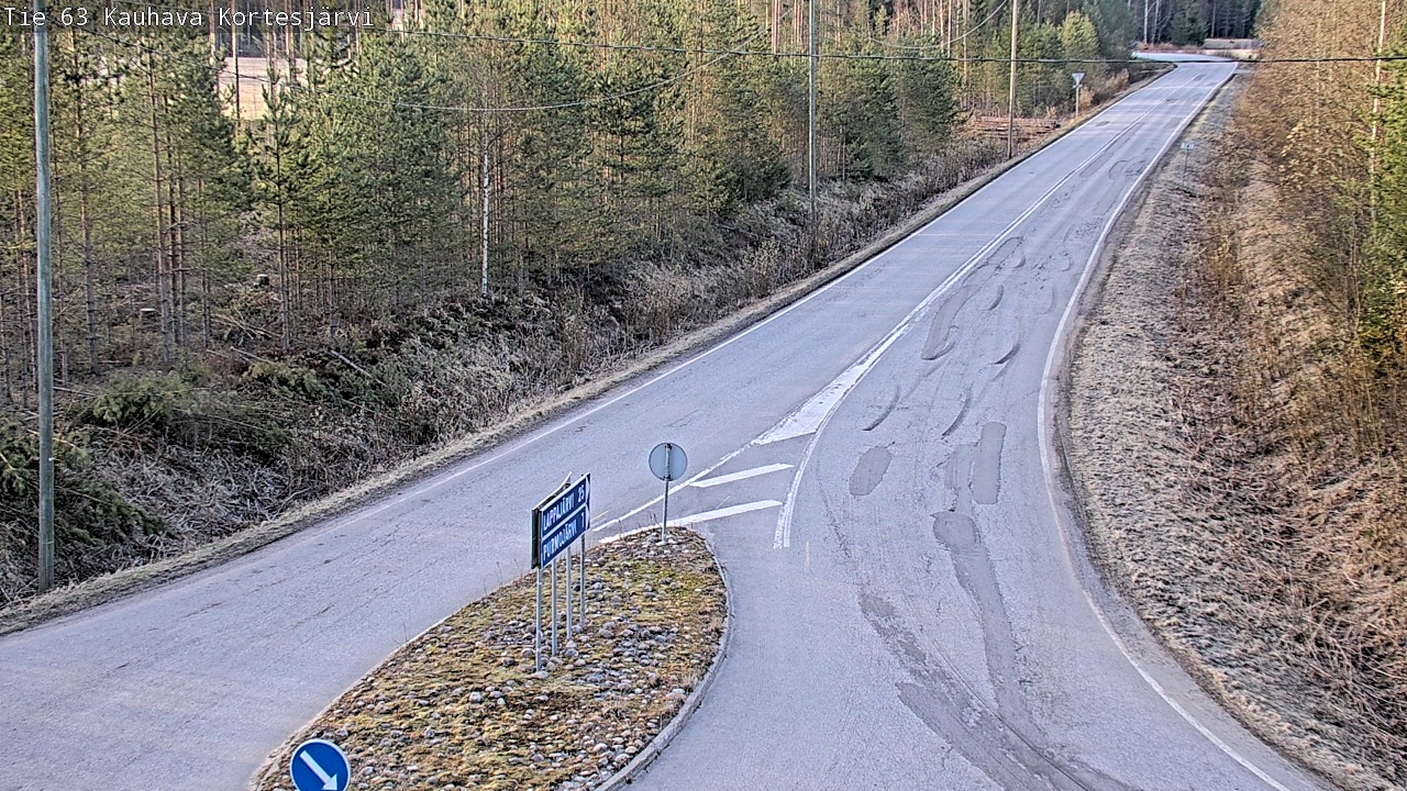 Weather Camera Image Road 63 Kauhava Kortesjärvi, Kauhava, Etelä-Pohjanmaa