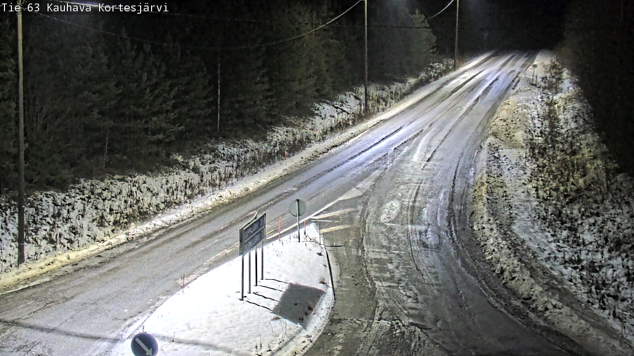 Weather Camera Image Road 63 Kauhava Kortesjärvi, Kauhava, Etelä-Pohjanmaa