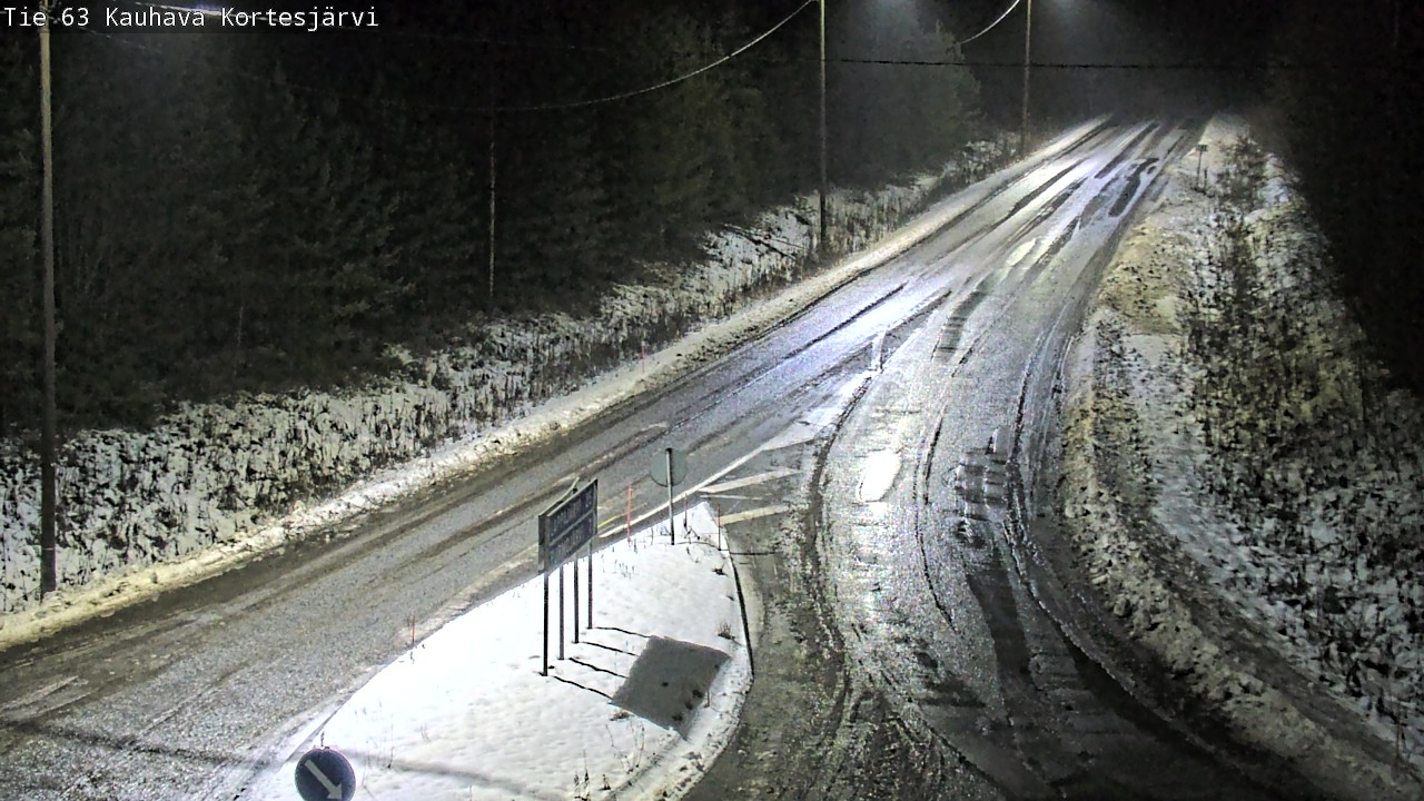 Weather Camera Image Road 63 Kauhava Kortesjärvi, Kauhava, Etelä-Pohjanmaa