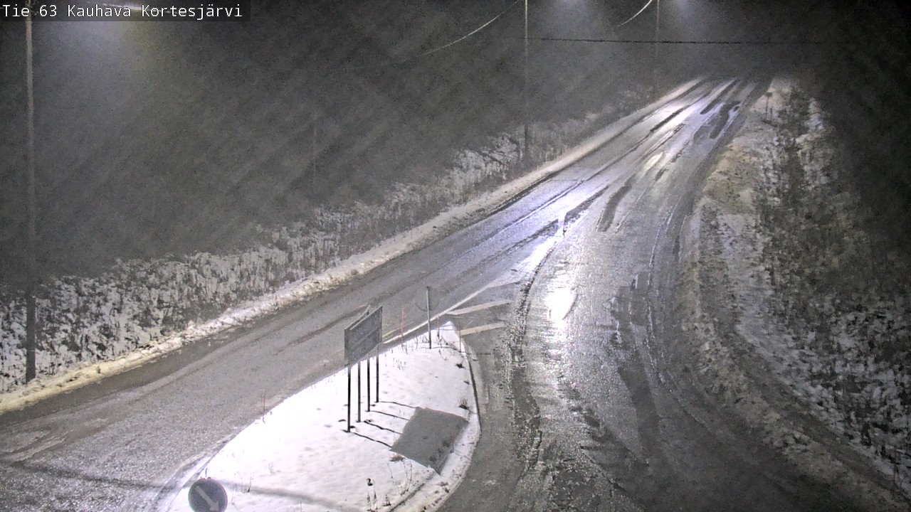 Weather Camera Image Road 63 Kauhava Kortesjärvi, Kauhava, Etelä-Pohjanmaa