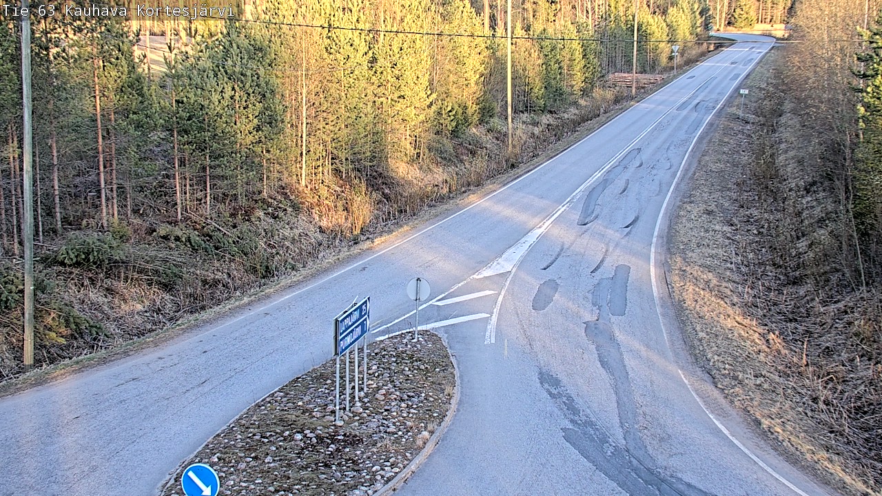 Weather Camera Image Road 63 Kauhava Kortesjärvi, Kauhava, Etelä-Pohjanmaa