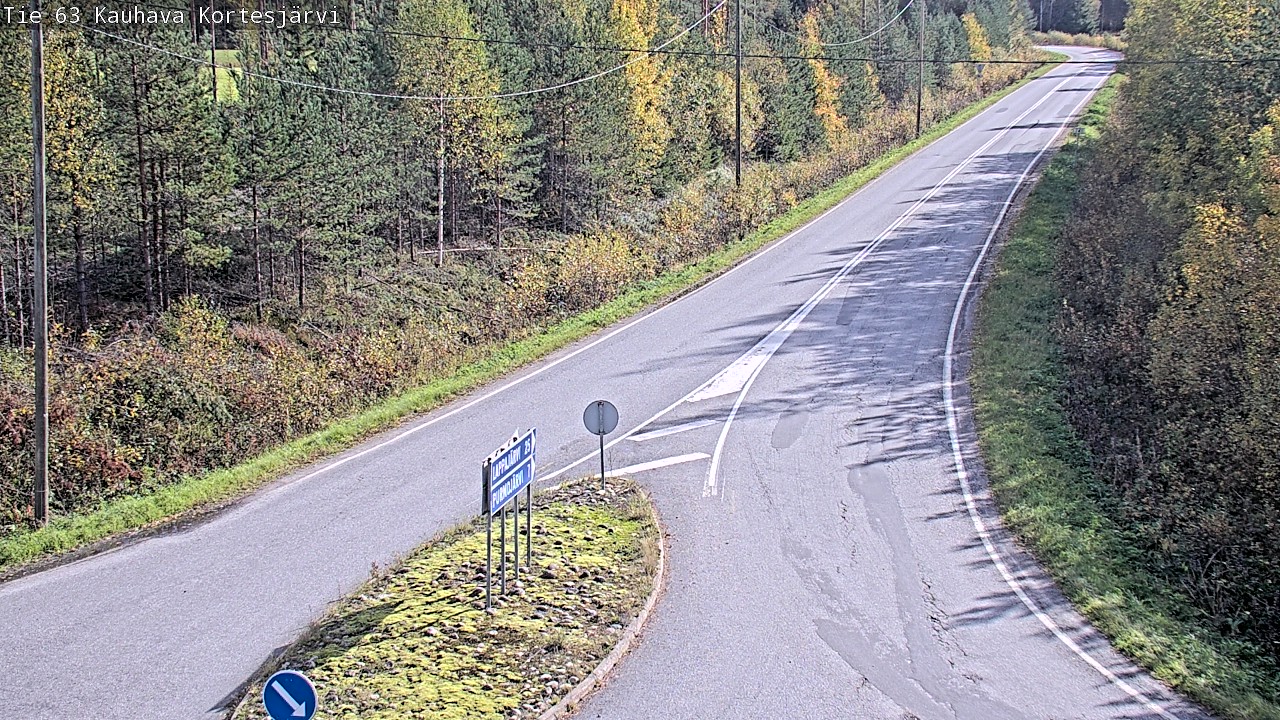 Weather Camera Image Road 63 Kauhava Kortesjärvi, Kauhava, Etelä-Pohjanmaa