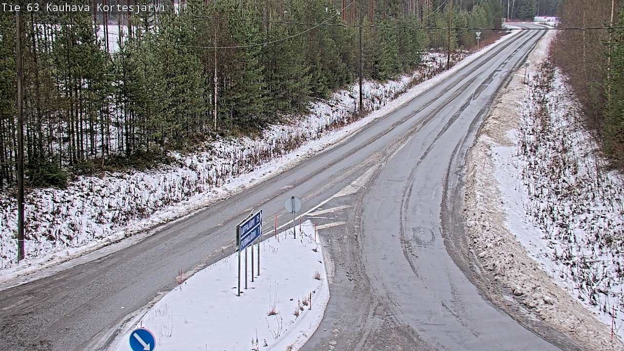 Weather Camera Image Road 63 Kauhava Kortesjärvi, Kauhava, Etelä-Pohjanmaa