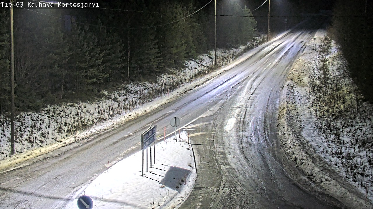 Weather Camera Image Road 63 Kauhava Kortesjärvi, Kauhava, Etelä-Pohjanmaa