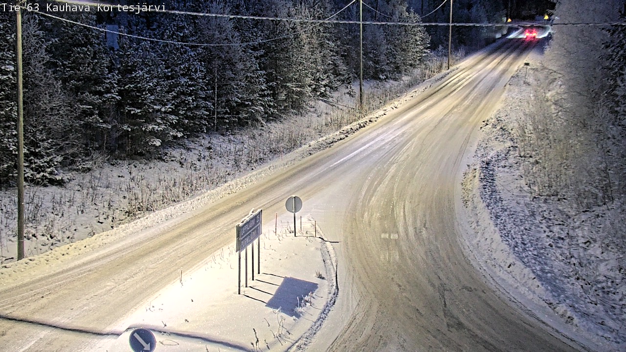 Weather Camera Image Road 63 Kauhava Kortesjärvi, Kauhava, Etelä-Pohjanmaa