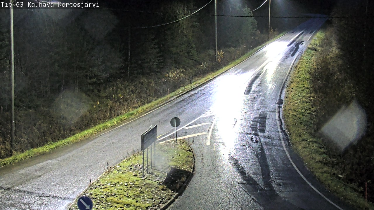 Weather Camera Image Road 63 Kauhava Kortesjärvi, Kauhava, Etelä-Pohjanmaa