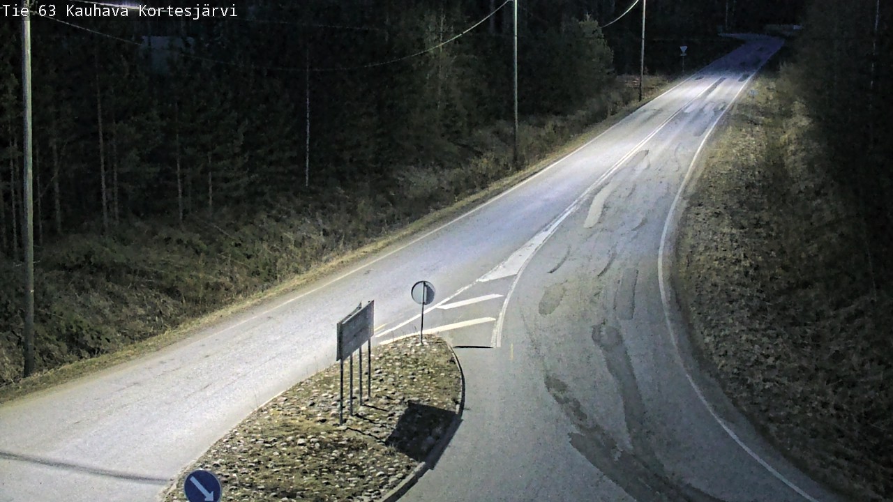 Weather Camera Image Road 63 Kauhava Kortesjärvi, Kauhava, Etelä-Pohjanmaa