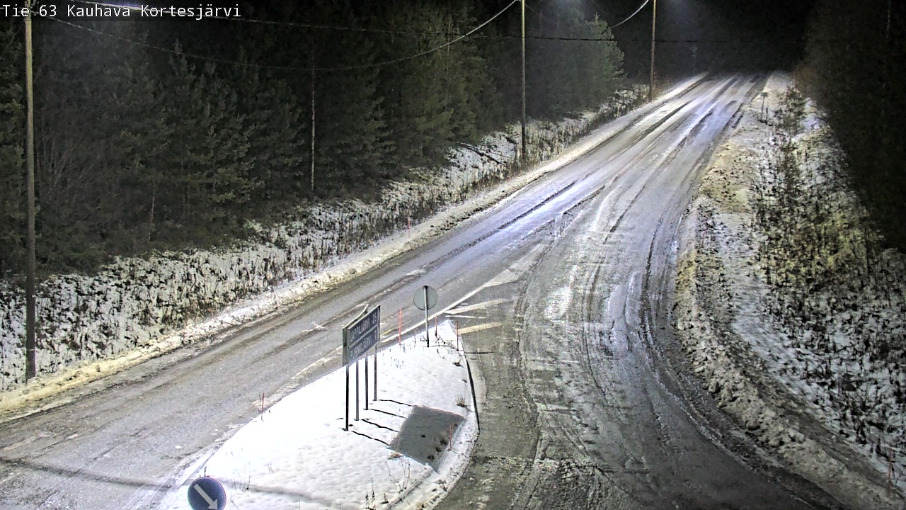 Weather Camera Image Road 63 Kauhava Kortesjärvi, Kauhava, Etelä-Pohjanmaa