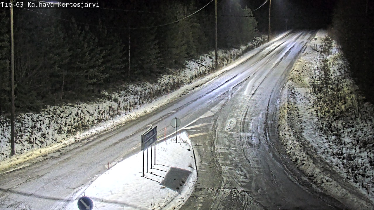Weather Camera Image Road 63 Kauhava Kortesjärvi, Kauhava, Etelä-Pohjanmaa
