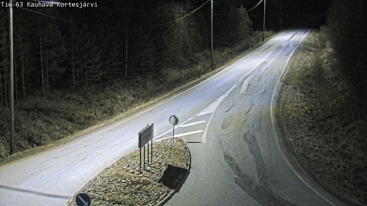 Weather Camera Image Road 63 Kauhava Kortesjärvi, Kauhava, Etelä-Pohjanmaa