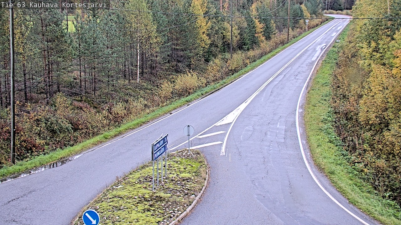 Weather Camera Image Road 63 Kauhava Kortesjärvi, Kauhava, Etelä-Pohjanmaa