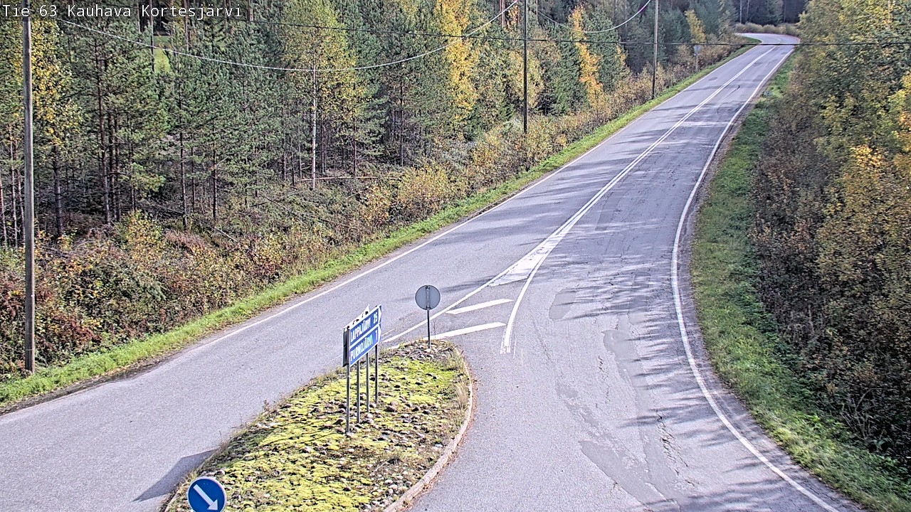 Weather Camera Image Road 63 Kauhava Kortesjärvi, Kauhava, Etelä-Pohjanmaa