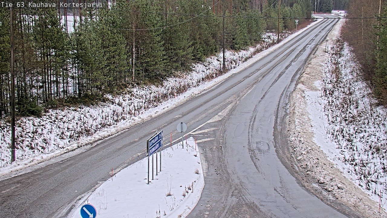 Weather Camera Image Road 63 Kauhava Kortesjärvi, Kauhava, Etelä-Pohjanmaa
