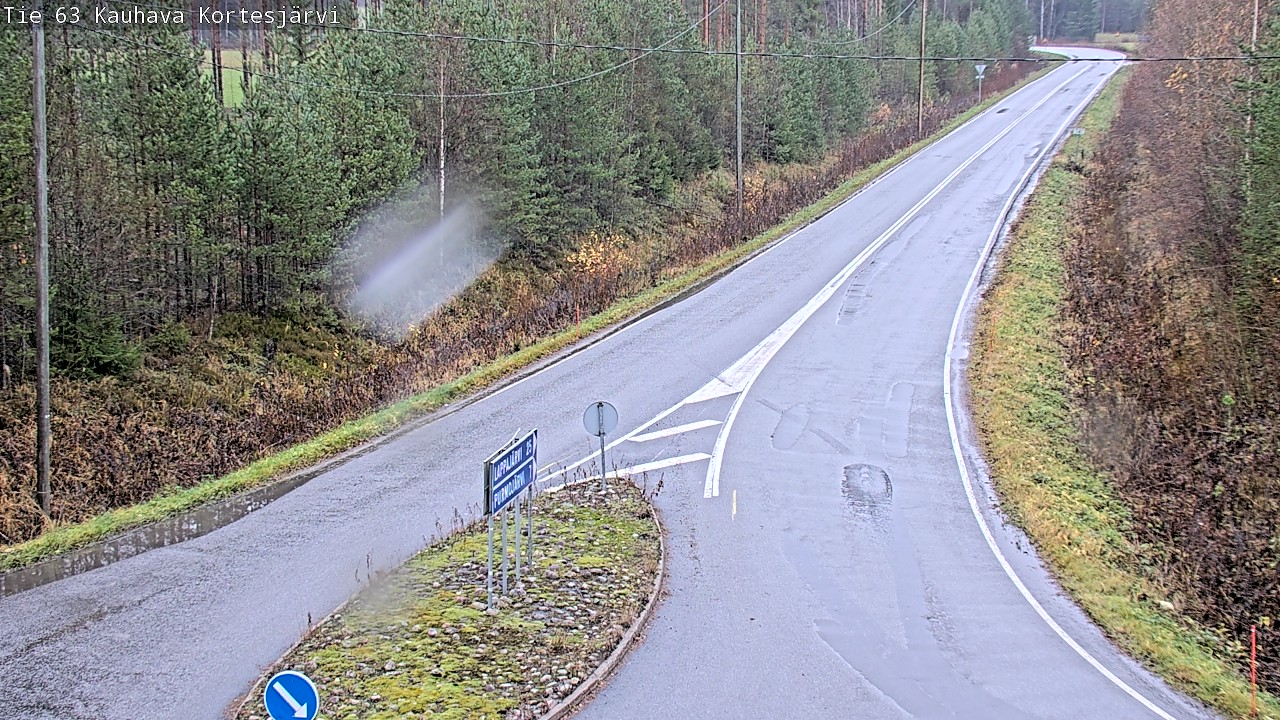 Weather Camera Image Road 63 Kauhava Kortesjärvi, Kauhava, Etelä-Pohjanmaa