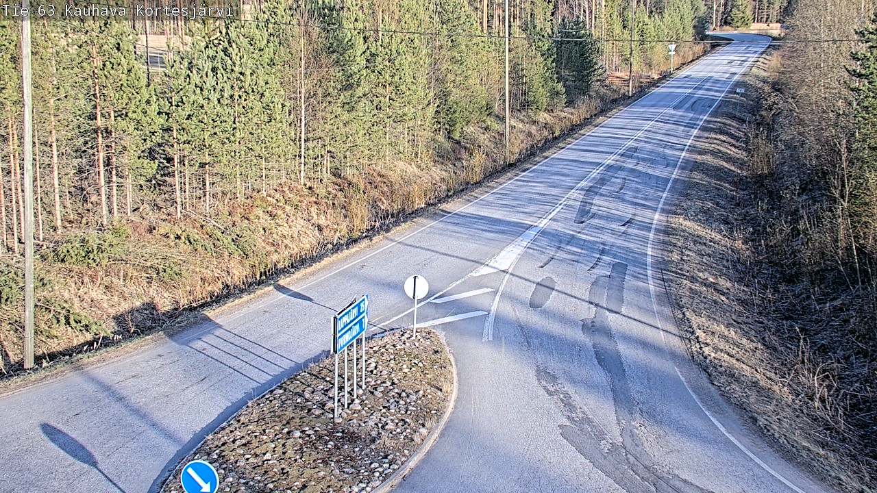 Weather Camera Image Road 63 Kauhava Kortesjärvi, Kauhava, Etelä-Pohjanmaa