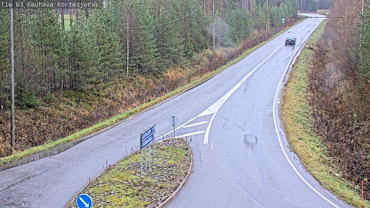 Weather Camera Image Road 63 Kauhava Kortesjärvi, Kauhava, Etelä-Pohjanmaa