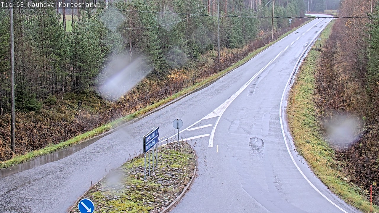 Weather Camera Image Road 63 Kauhava Kortesjärvi, Kauhava, Etelä-Pohjanmaa