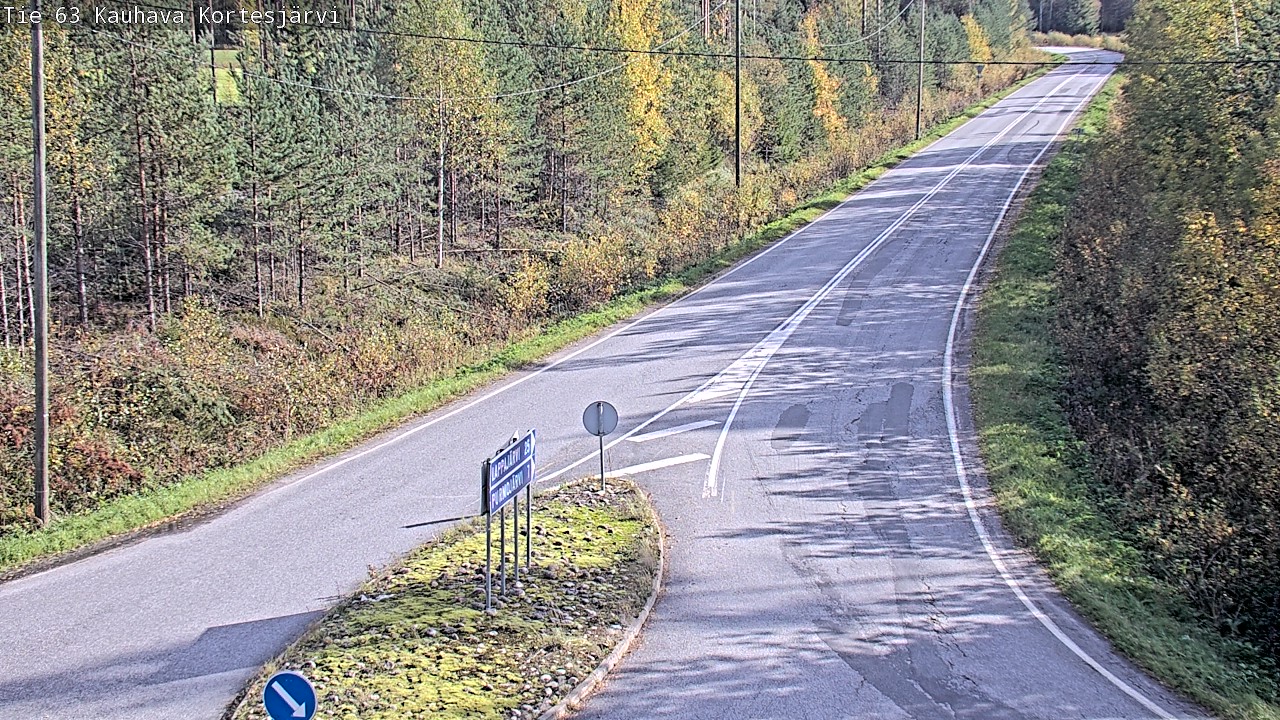 Weather Camera Image Road 63 Kauhava Kortesjärvi, Kauhava, Etelä-Pohjanmaa