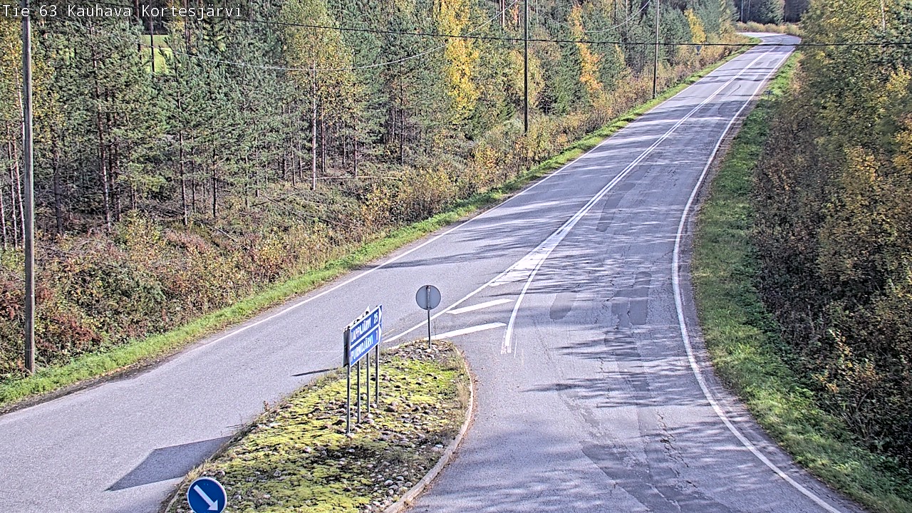Weather Camera Image Road 63 Kauhava Kortesjärvi, Kauhava, Etelä-Pohjanmaa