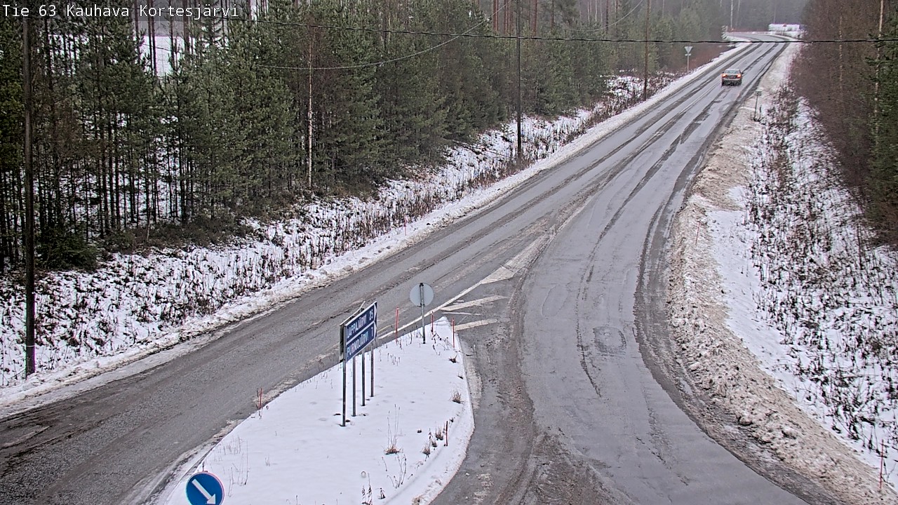 Weather Camera Image Road 63 Kauhava Kortesjärvi, Kauhava, Etelä-Pohjanmaa