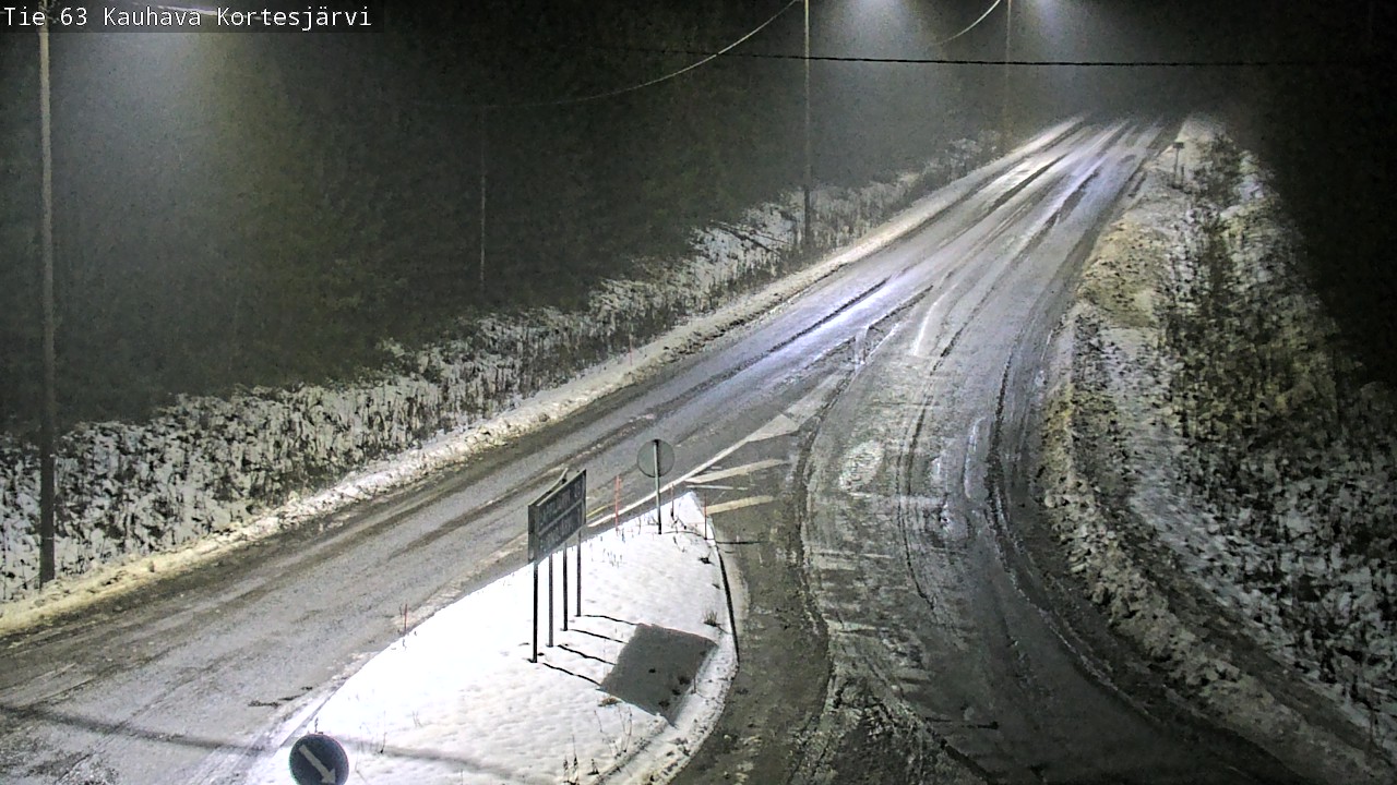 Weather Camera Image Road 63 Kauhava Kortesjärvi, Kauhava, Etelä-Pohjanmaa