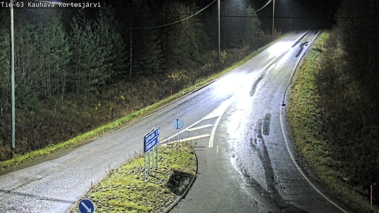 Weather Camera Image Road 63 Kauhava Kortesjärvi, Kauhava, Etelä-Pohjanmaa