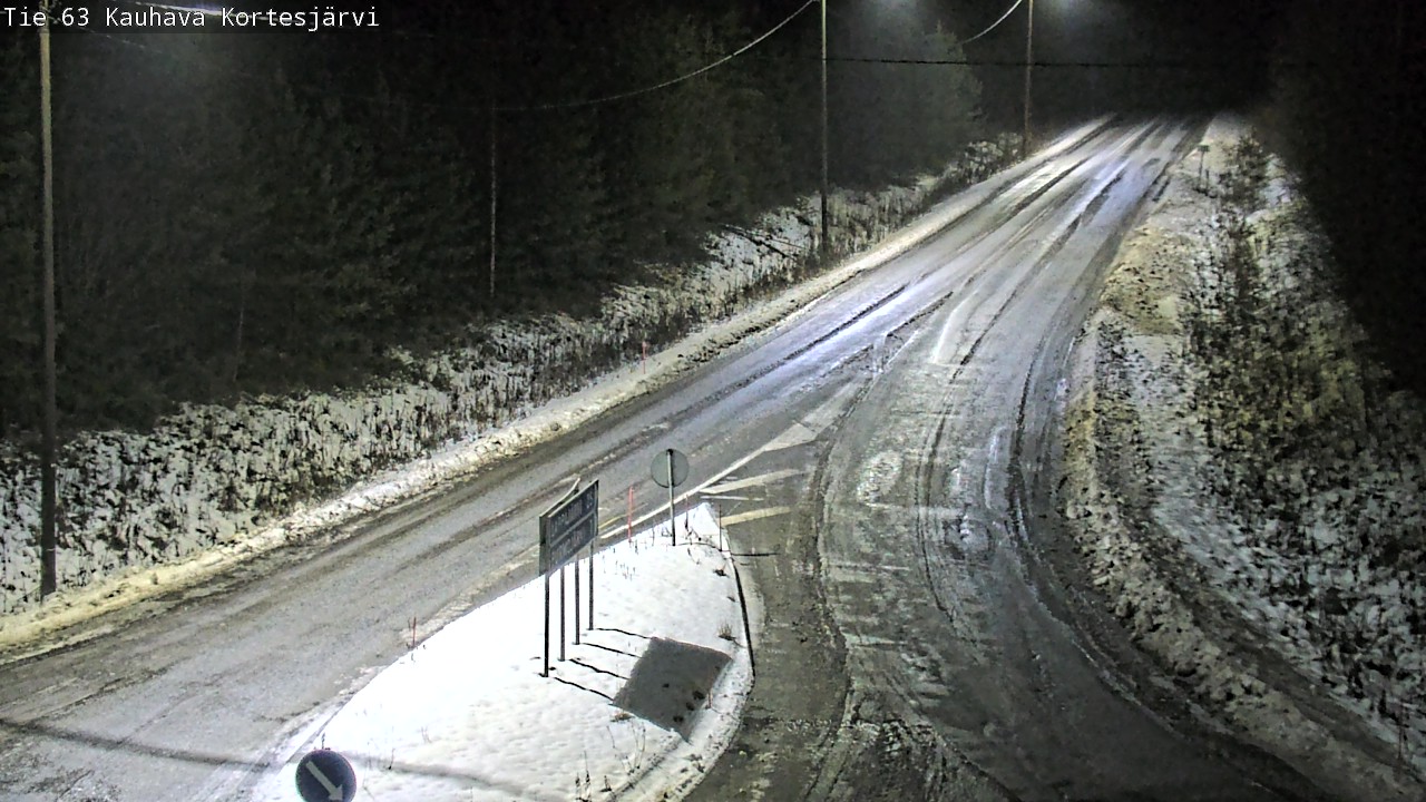 Weather Camera Image Road 63 Kauhava Kortesjärvi, Kauhava, Etelä-Pohjanmaa