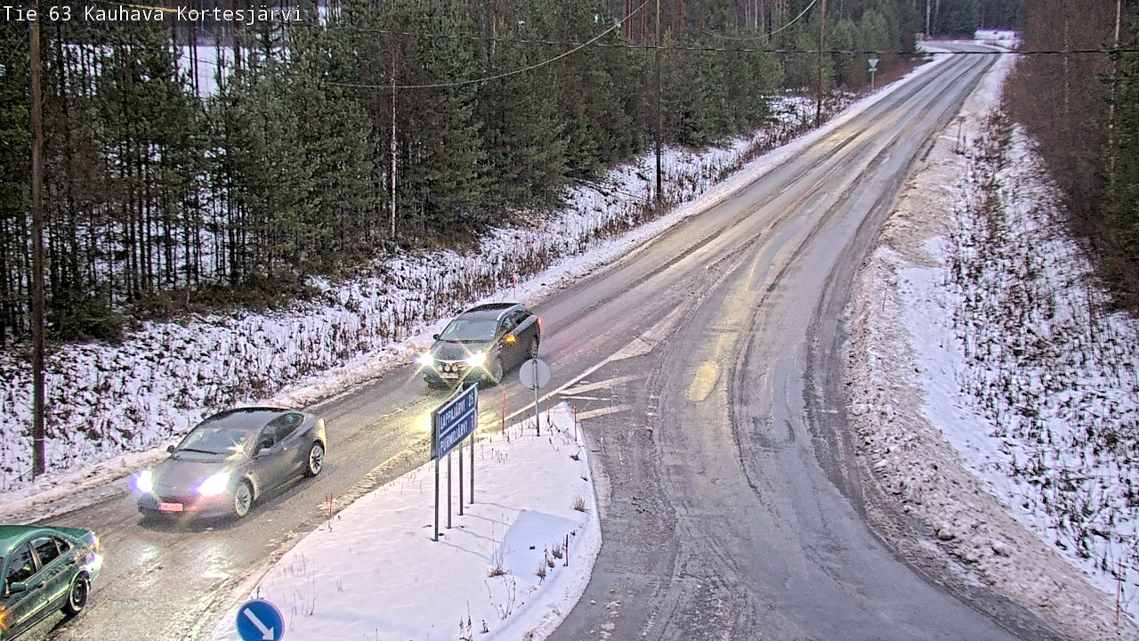 Weather Camera Image Road 63 Kauhava Kortesjärvi, Kauhava, Etelä-Pohjanmaa