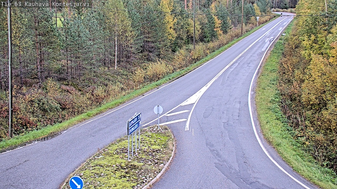 Weather Camera Image Road 63 Kauhava Kortesjärvi, Kauhava, Etelä-Pohjanmaa