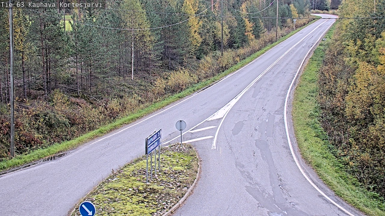 Weather Camera Image Road 63 Kauhava Kortesjärvi, Kauhava, Etelä-Pohjanmaa