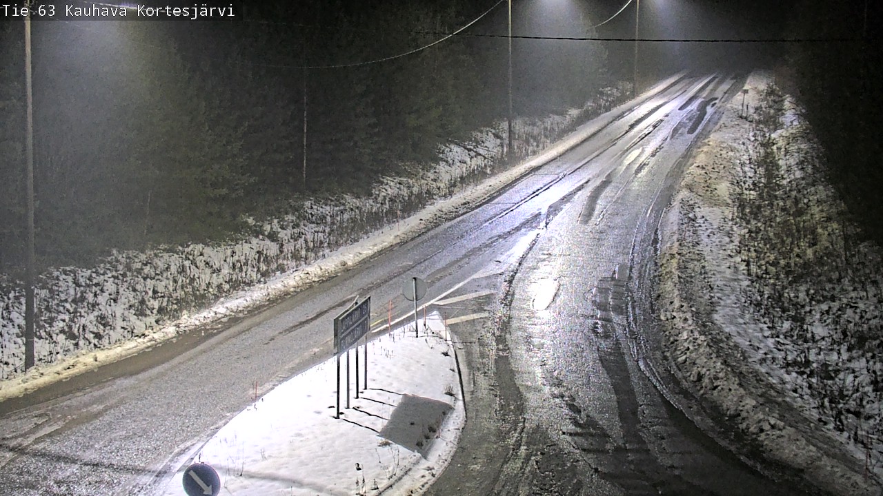 Weather Camera Image Road 63 Kauhava Kortesjärvi, Kauhava, Etelä-Pohjanmaa