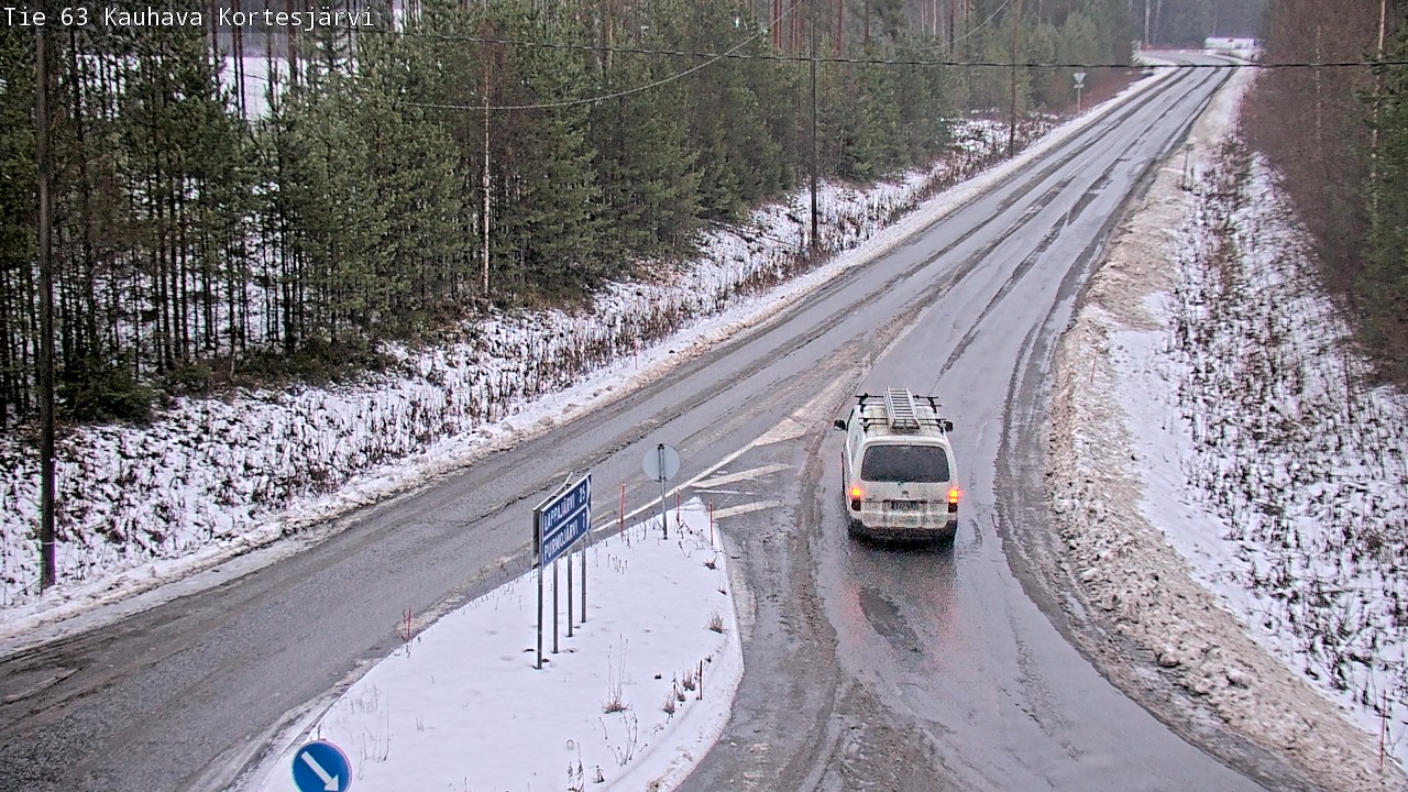 Weather Camera Image Road 63 Kauhava Kortesjärvi, Kauhava, Etelä-Pohjanmaa