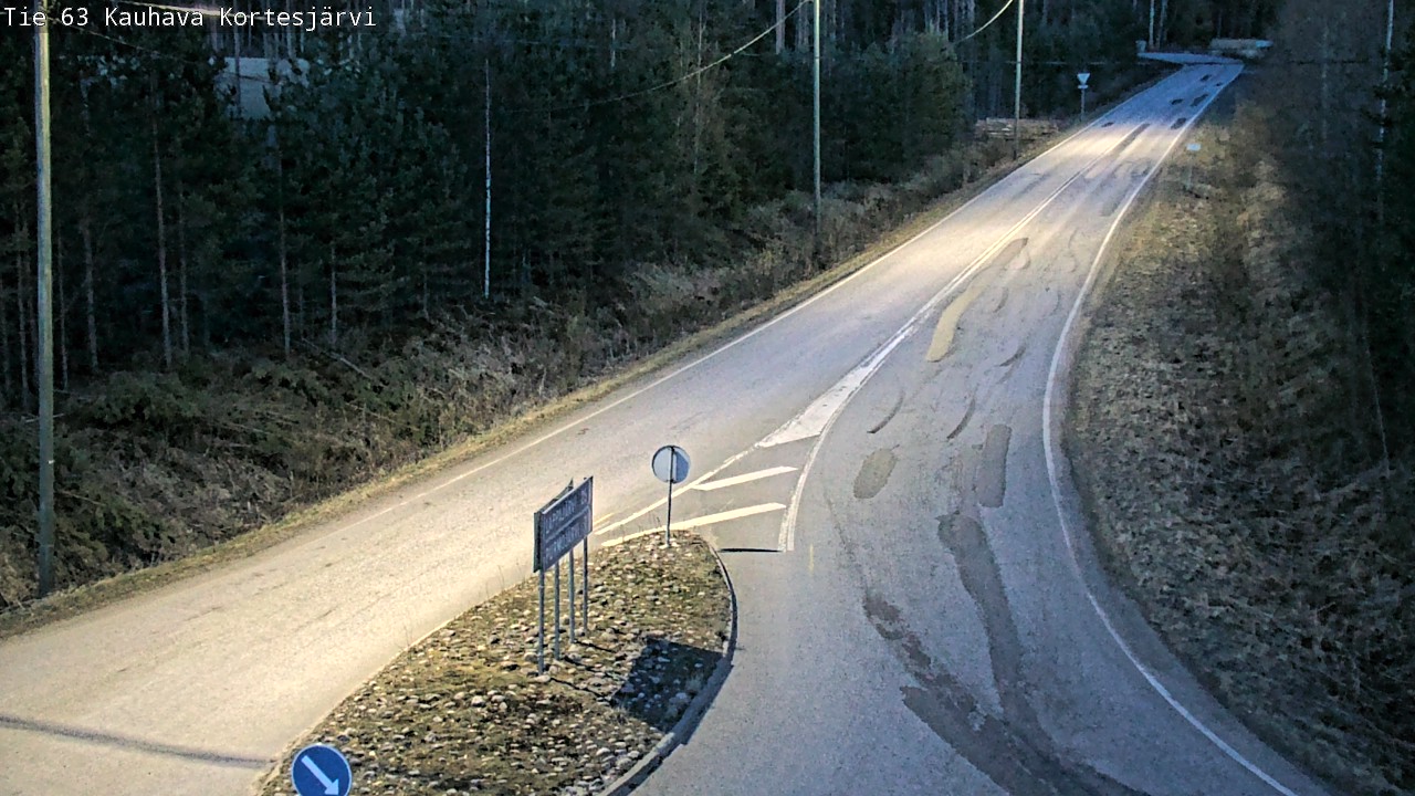 Weather Camera Image Road 63 Kauhava Kortesjärvi, Kauhava, Etelä-Pohjanmaa