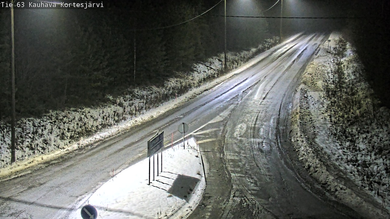 Weather Camera Image Road 63 Kauhava Kortesjärvi, Kauhava, Etelä-Pohjanmaa