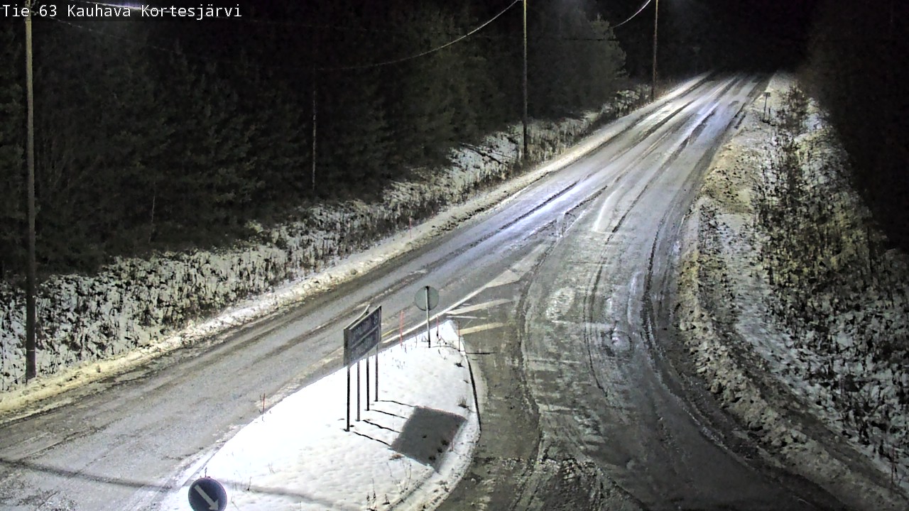 Weather Camera Image Road 63 Kauhava Kortesjärvi, Kauhava, Etelä-Pohjanmaa