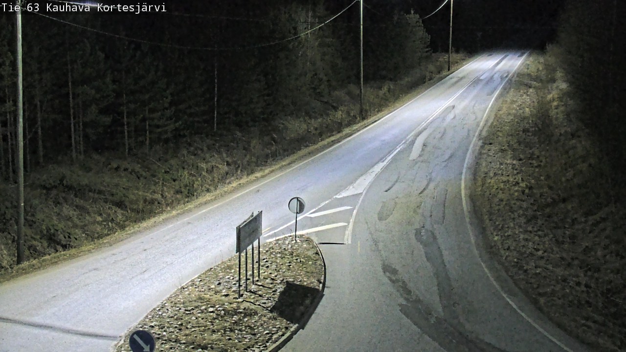 Weather Camera Image Road 63 Kauhava Kortesjärvi, Kauhava, Etelä-Pohjanmaa
