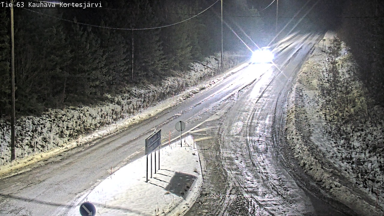 Weather Camera Image Road 63 Kauhava Kortesjärvi, Kauhava, Etelä-Pohjanmaa
