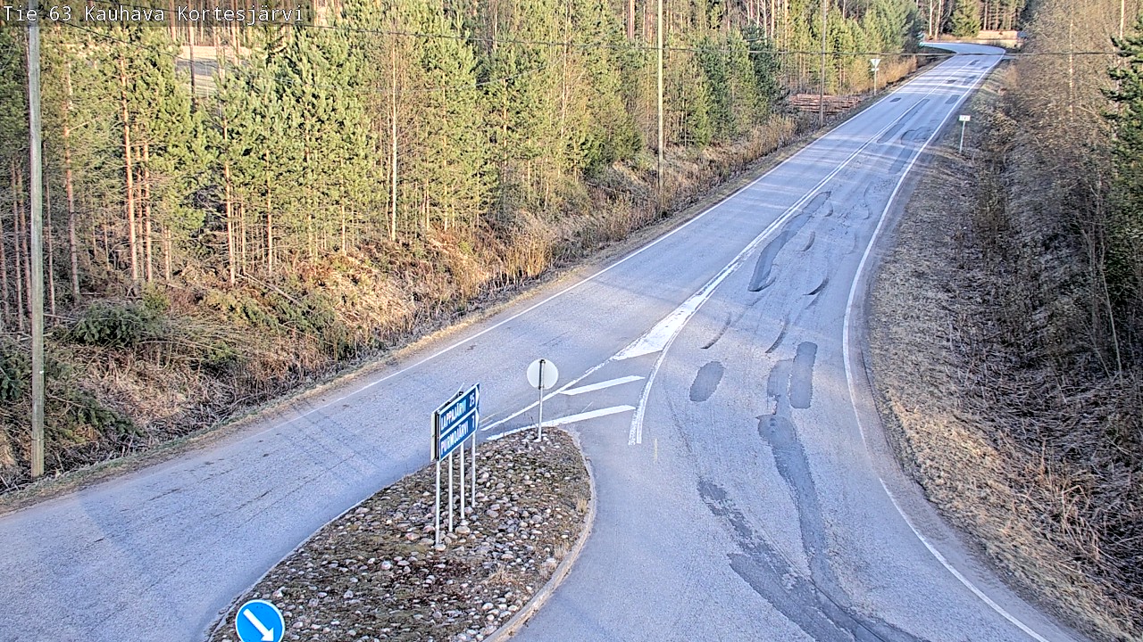 Weather Camera Image Road 63 Kauhava Kortesjärvi, Kauhava, Etelä-Pohjanmaa