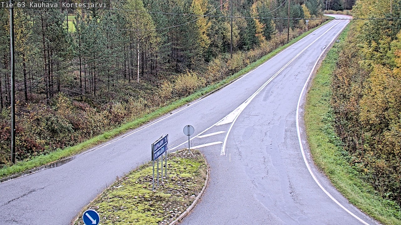 Weather Camera Image Road 63 Kauhava Kortesjärvi, Kauhava, Etelä-Pohjanmaa