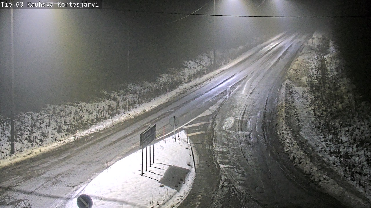 Weather Camera Image Road 63 Kauhava Kortesjärvi, Kauhava, Etelä-Pohjanmaa