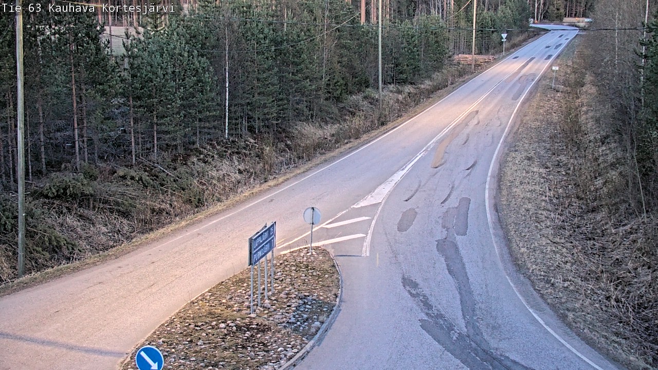 Weather Camera Image Road 63 Kauhava Kortesjärvi, Kauhava, Etelä-Pohjanmaa